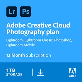 Adobe Creative Cloud - Photography Plan 1TB 1 Year Subscription